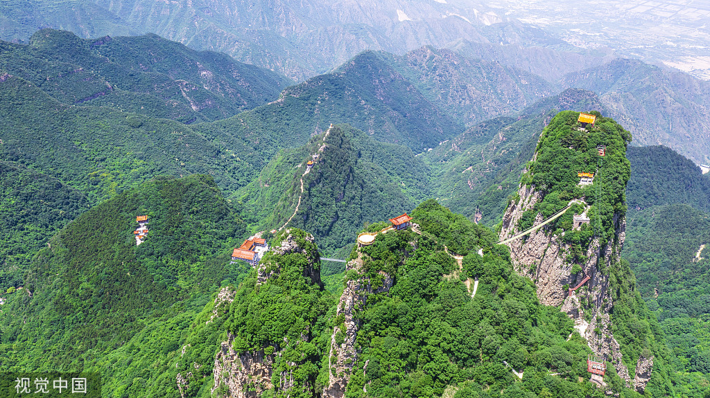 山西运城:寺院林立的五老峰