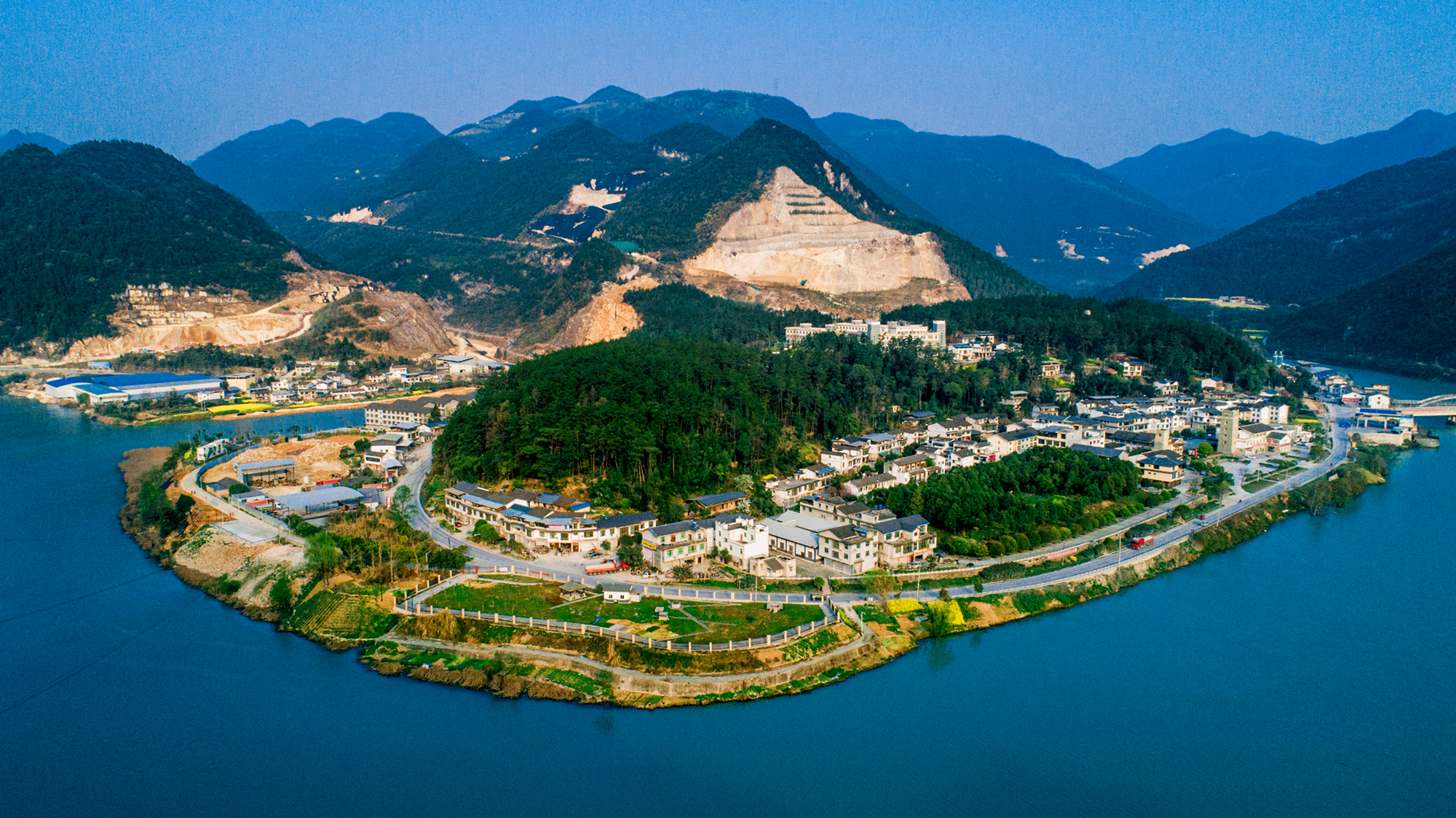 光影札记|航拍北川县通泉镇