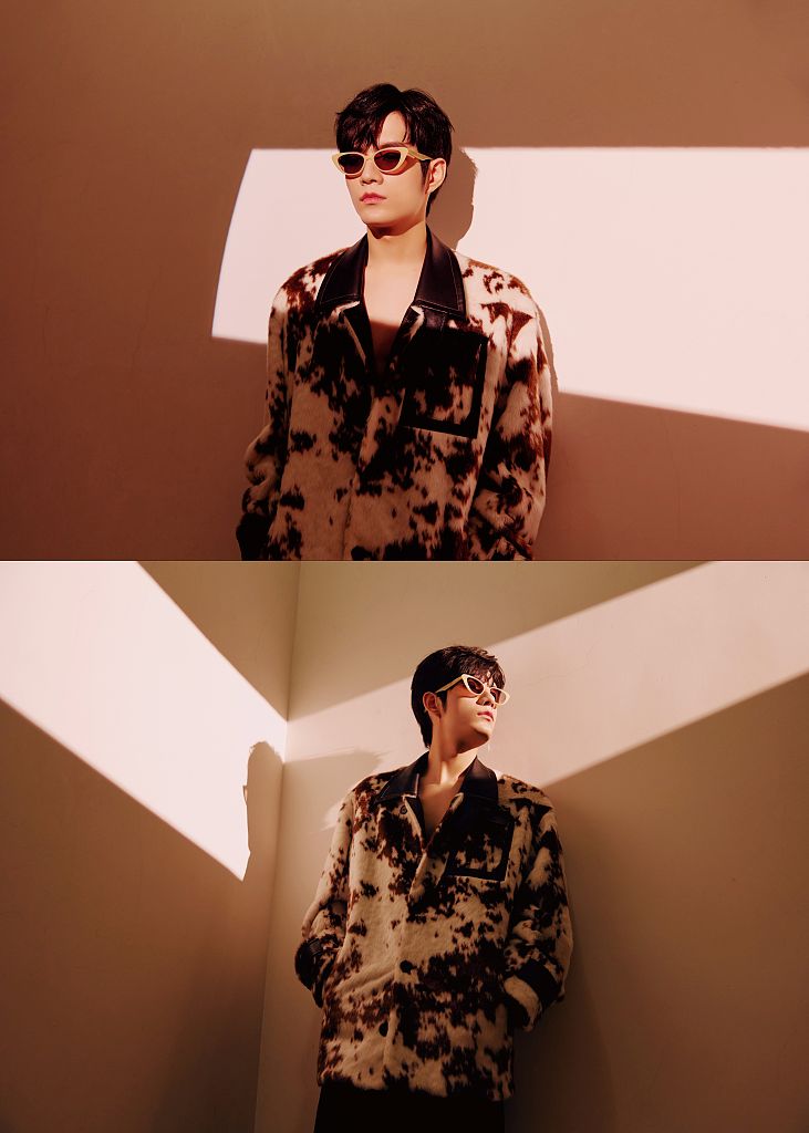 张颜齐摩登光影大片电影氛围拉满 戴墨镜神秘侧脸时尚感足