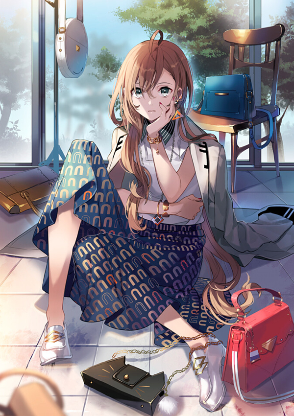 p站日本画师えいひ少女系列插画作品鉴赏!充满二次元气息的画作