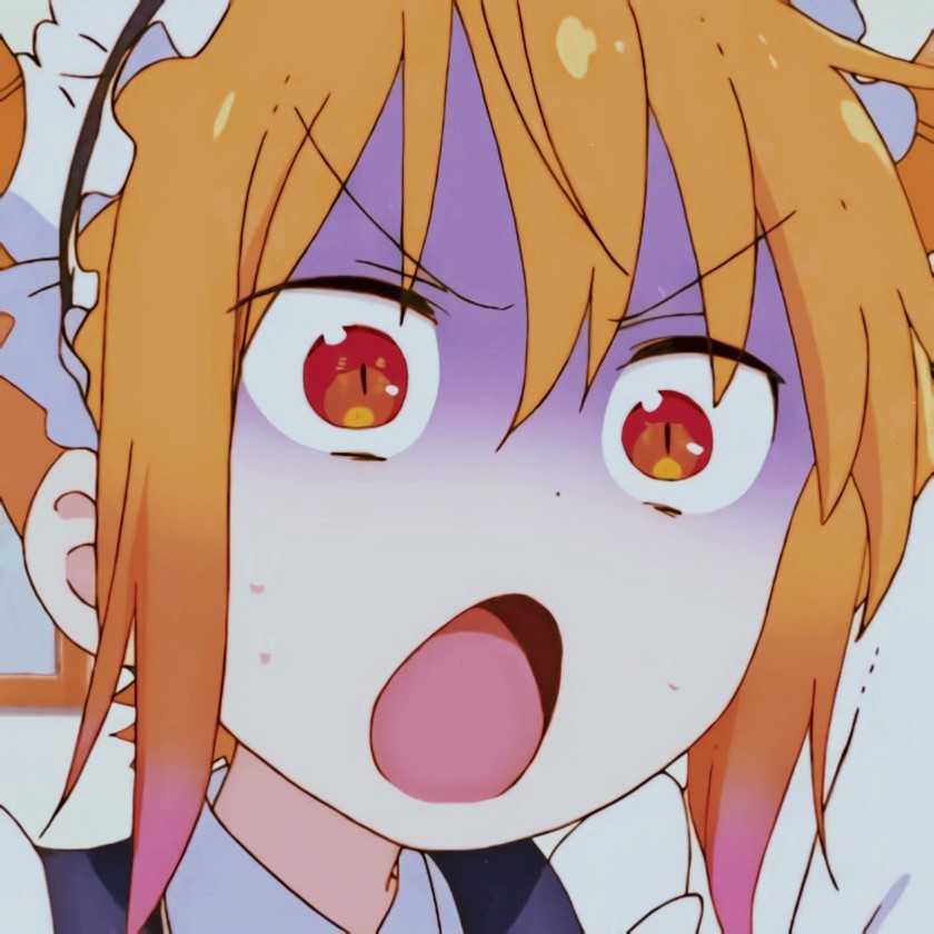 「第82期」动漫女头:小林家的龙女仆 托尔无水印女生头像