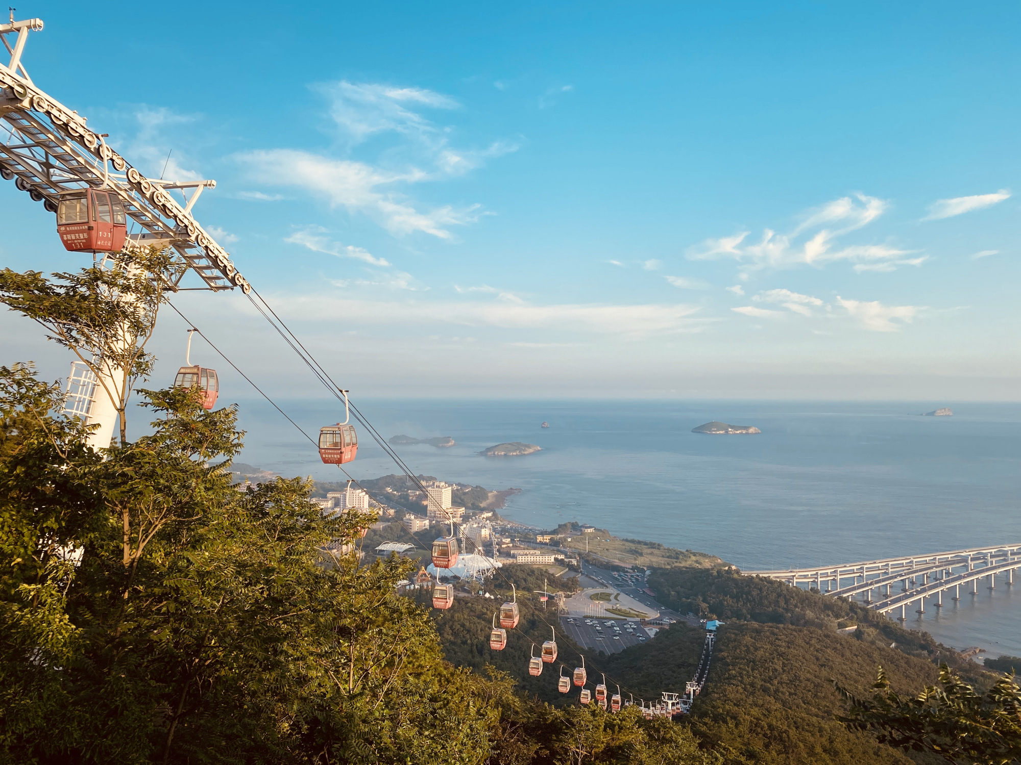 大连莲花山观景台最美风景