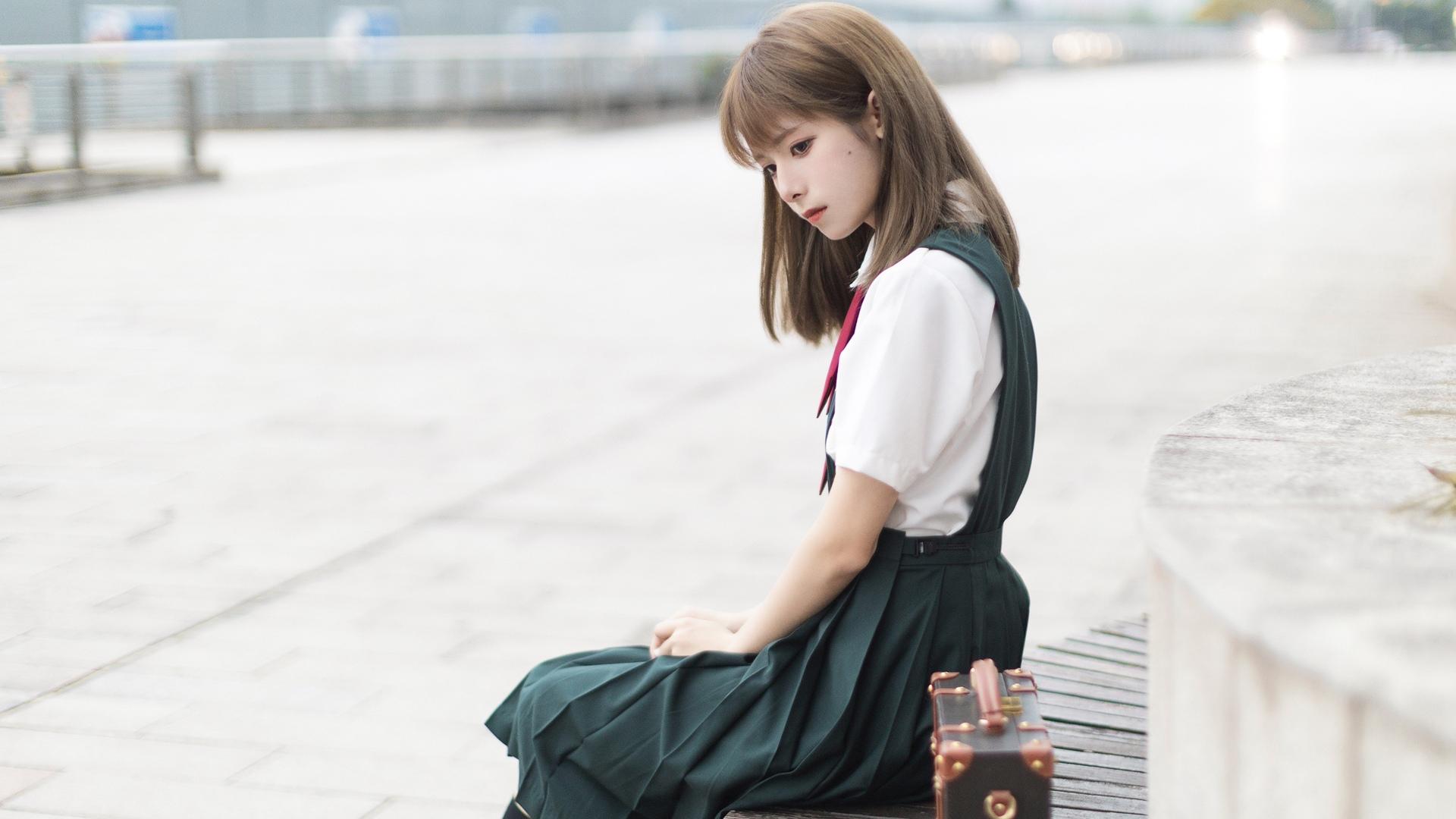 娇羞校花清纯学院风日系