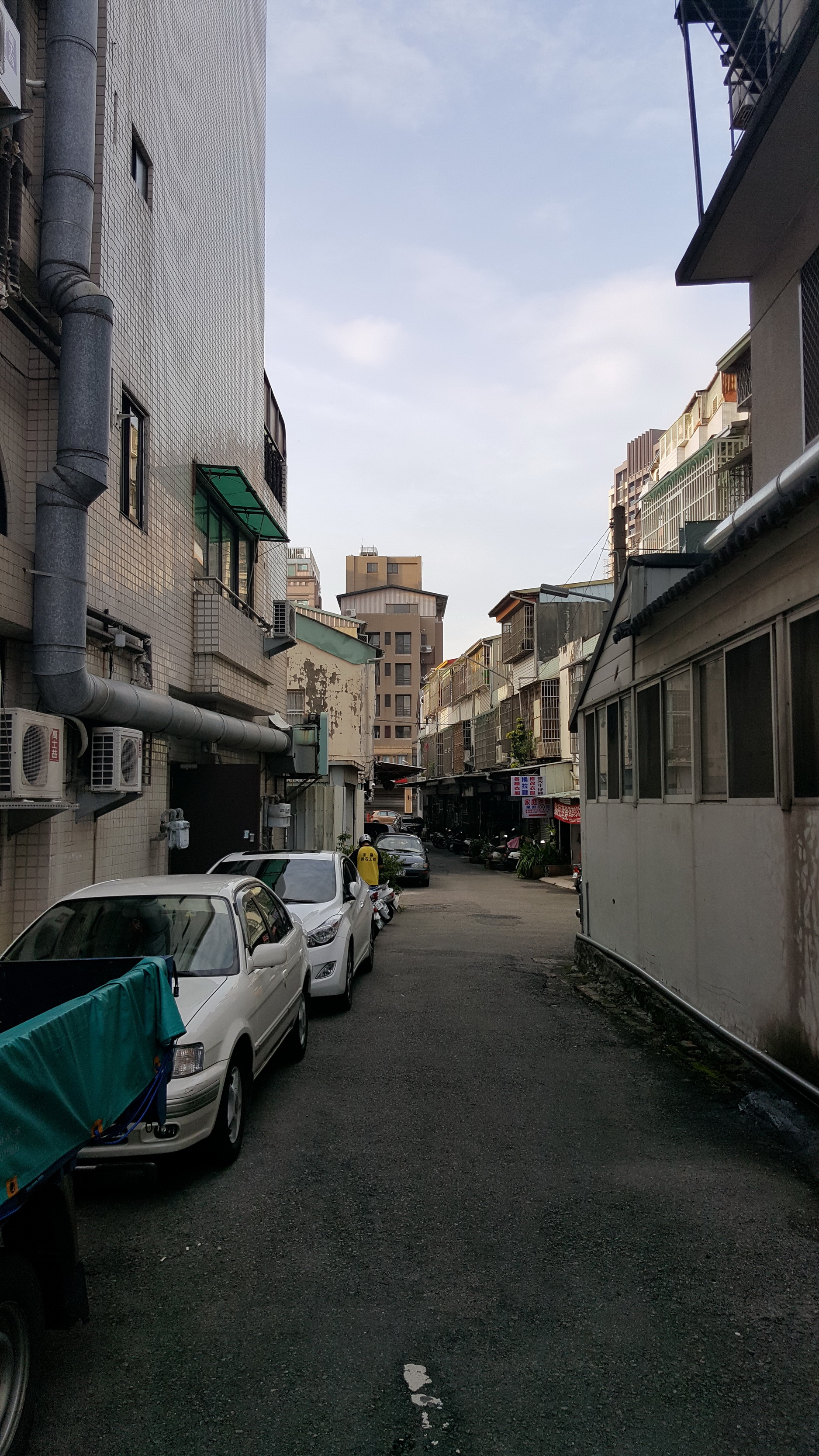 宝岛台湾的台中市街景