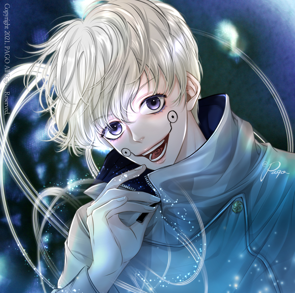 动漫壁纸头像|「咒术回战」找遍整个p站的超清帅气五条悟,惠,宿傩