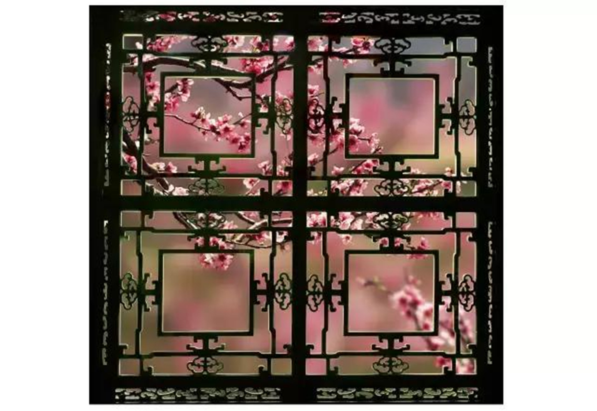 诗情画意里的中式古窗,唯美中国风,诗词