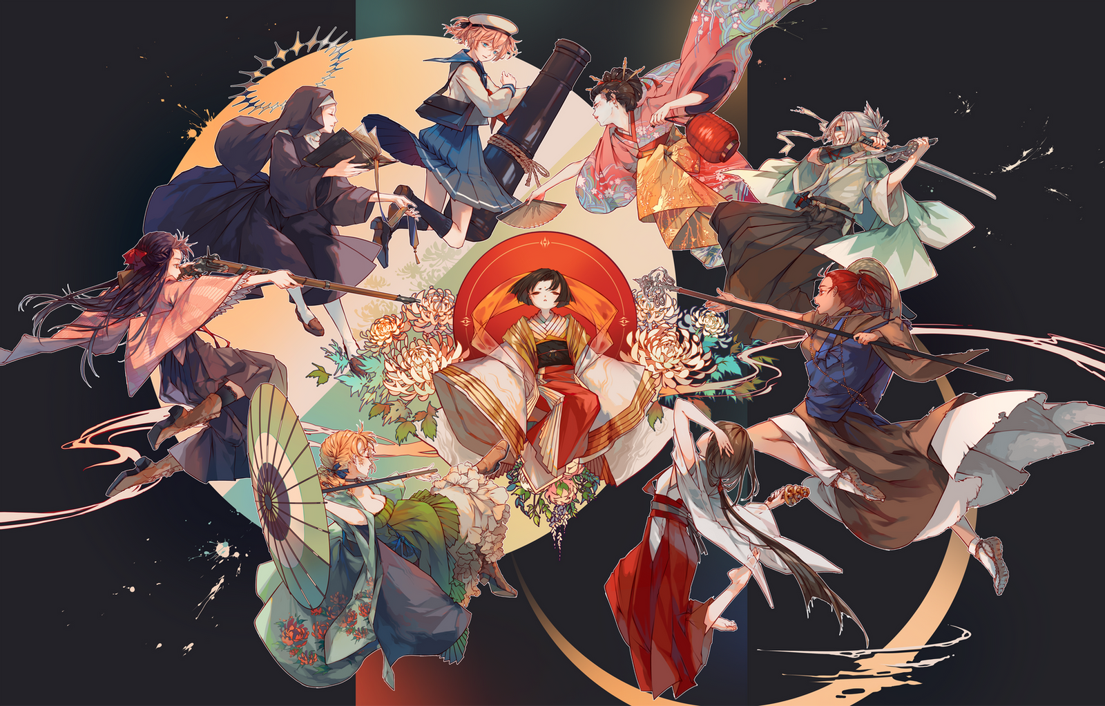 非常优秀的一组国外动漫人物插画作品欣赏!画风让人赏心悦目!