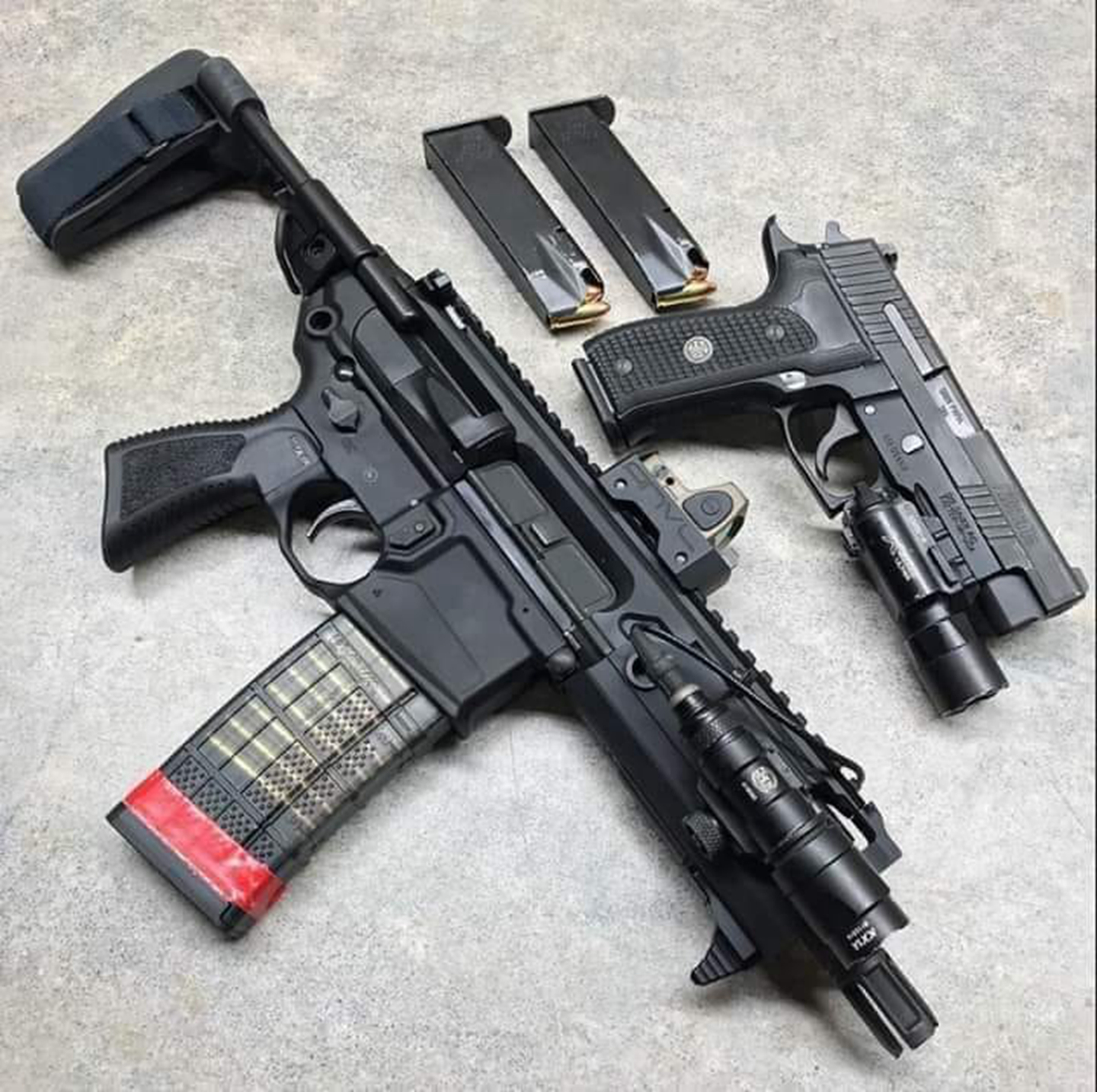 轻武器欣赏系列,长短搭配,打仗不累