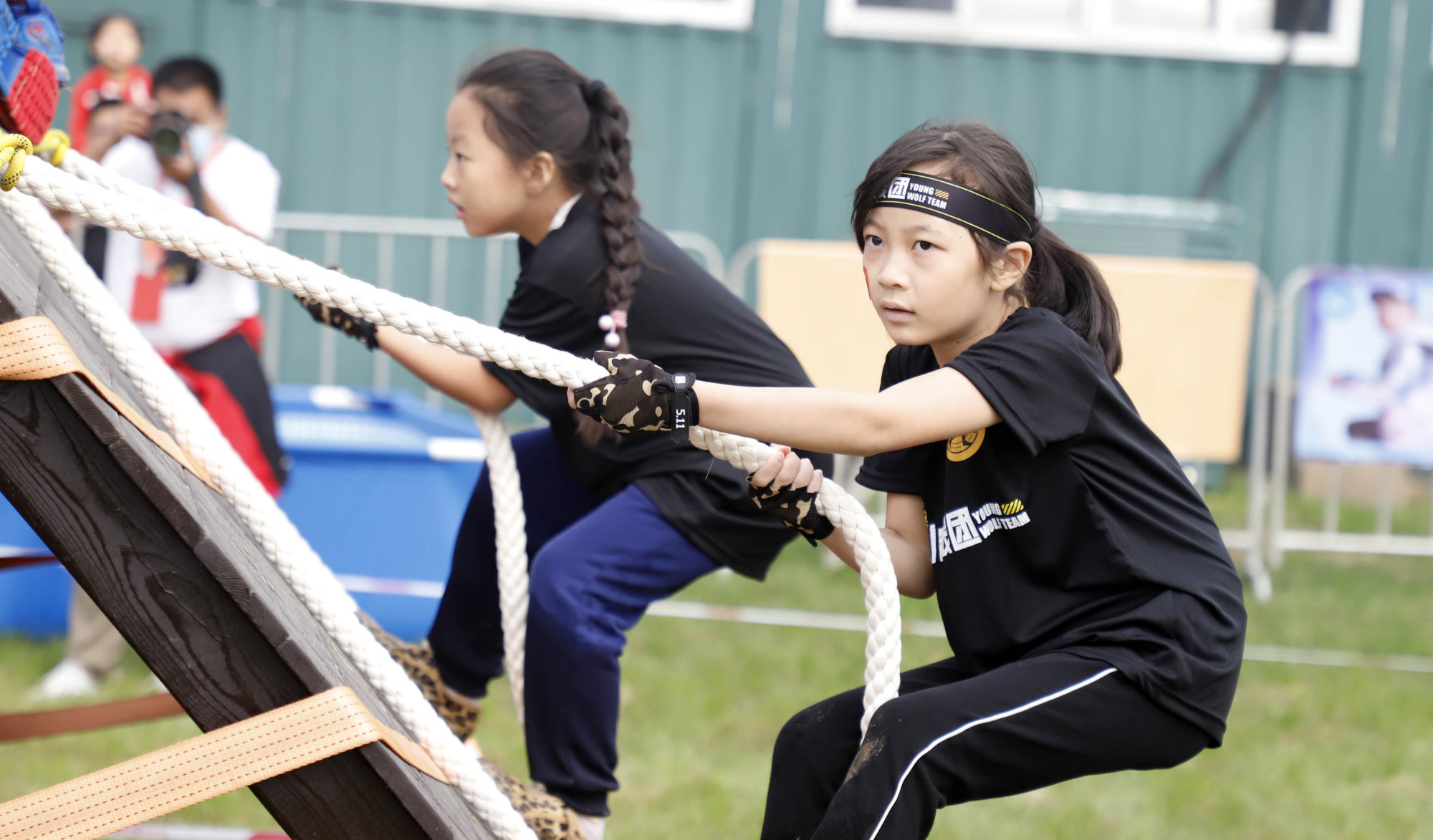 火力全开!石家庄市首届小狼团儿童障碍挑战赛开赛