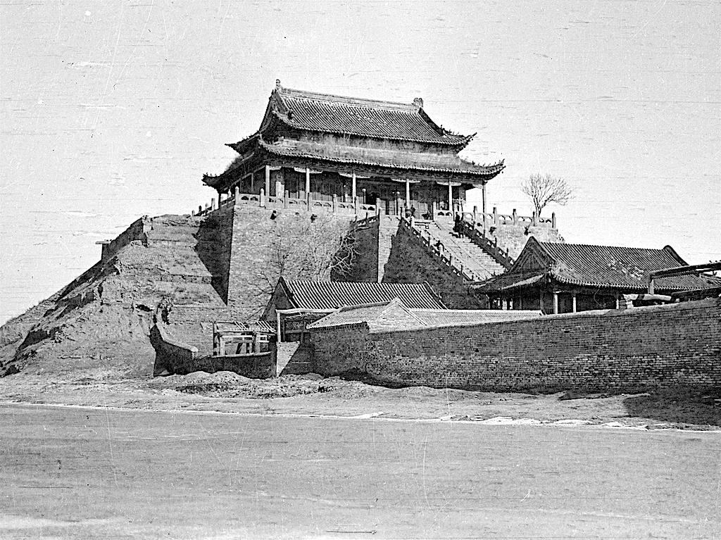 河南开封1917年,古城内的百姓生活