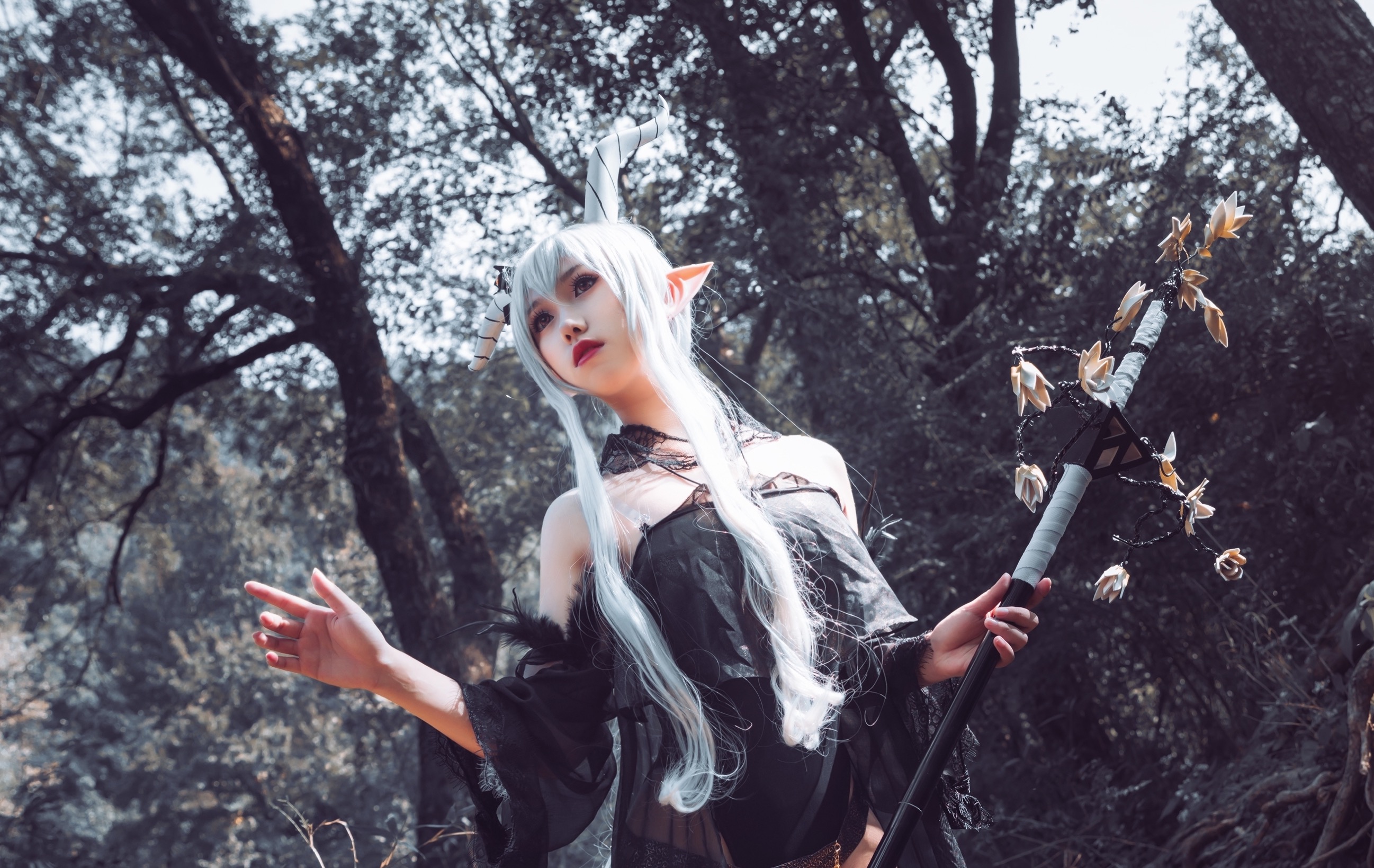 cosplay欣赏丨明日方舟·闪灵丨芋圆侑子
