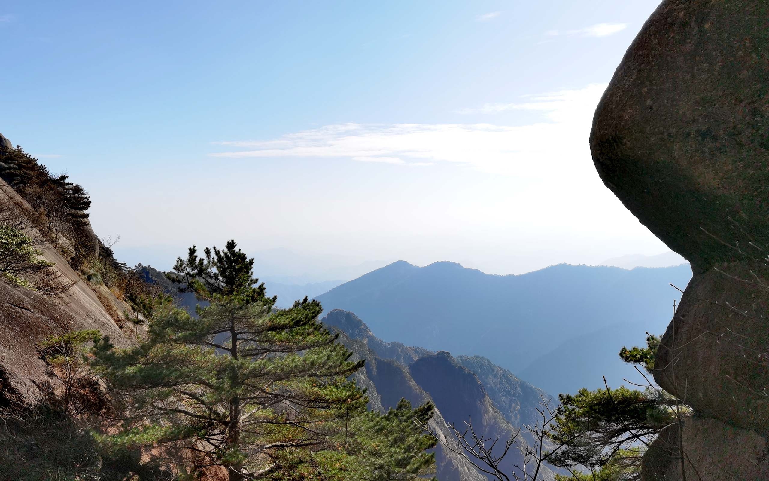 安徽黄山风景区优美迷人景色