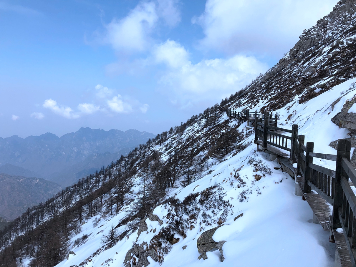 宝鸡太白山雪景图片