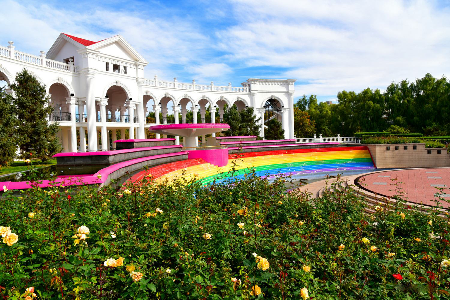 北京朝阳公园风景实拍