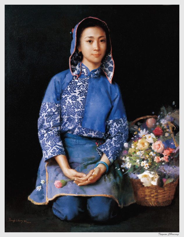 中国画家蒋昌一女性人物油画作品欣赏