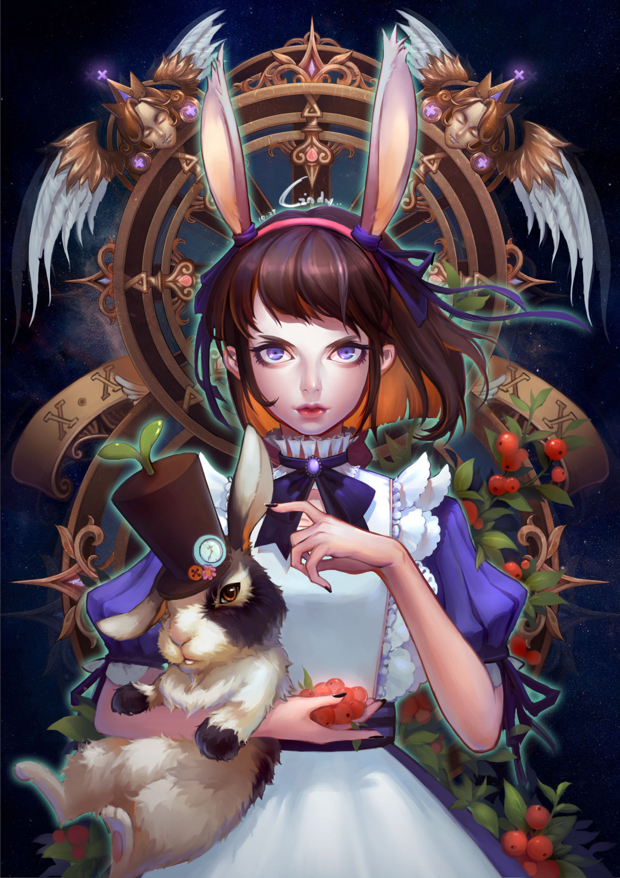 来自于多名国内插画师的一组动漫插画欣赏!画技十分成熟的作品!