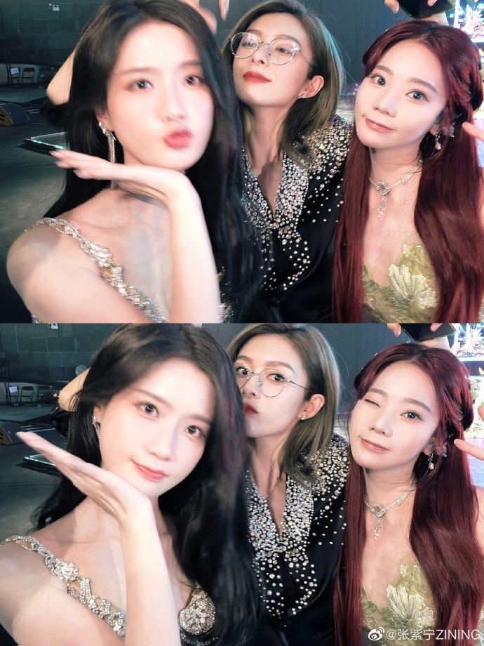 组图:创造101女孩再同框dna动了 傅菁张紫宁对镜合拍好养眼