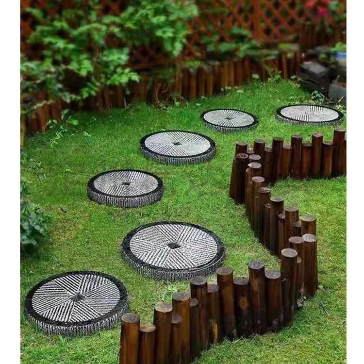 青石板荔枝面汀步石厂家现货