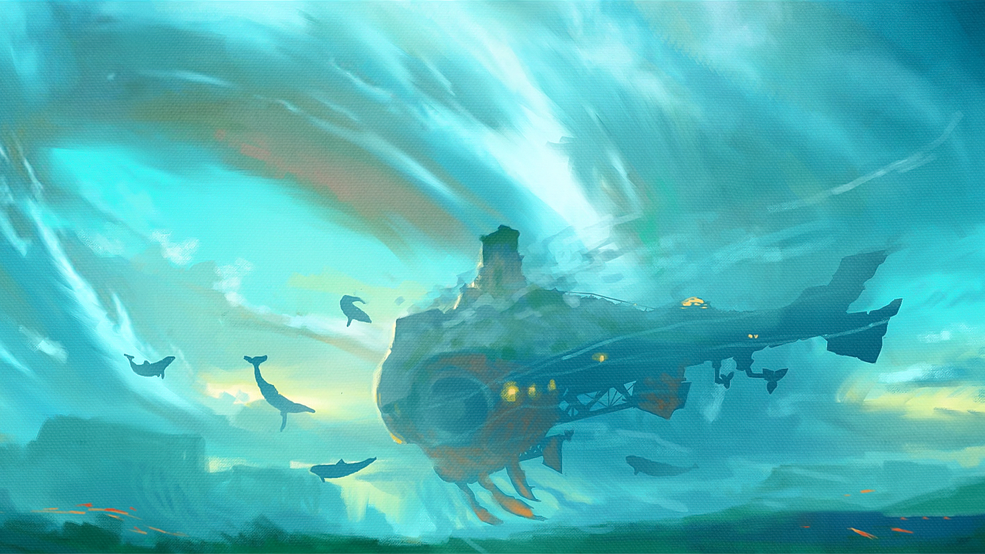 春节档动画电影《深海》前期概念设计图高清壁纸