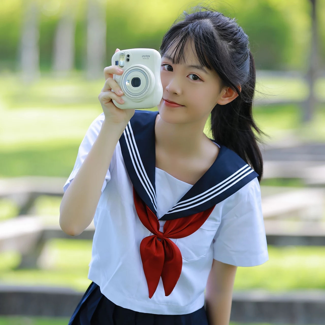 女孩清新jk制服摄影