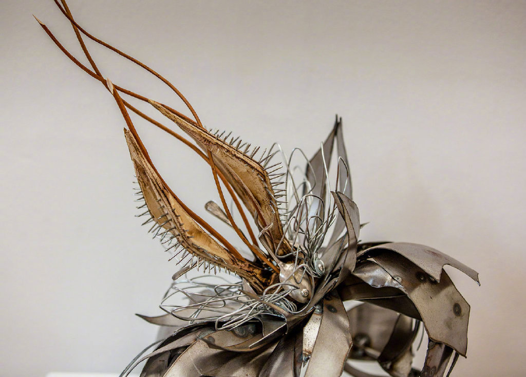 艺术家 georgie seccull 金属雕塑作品