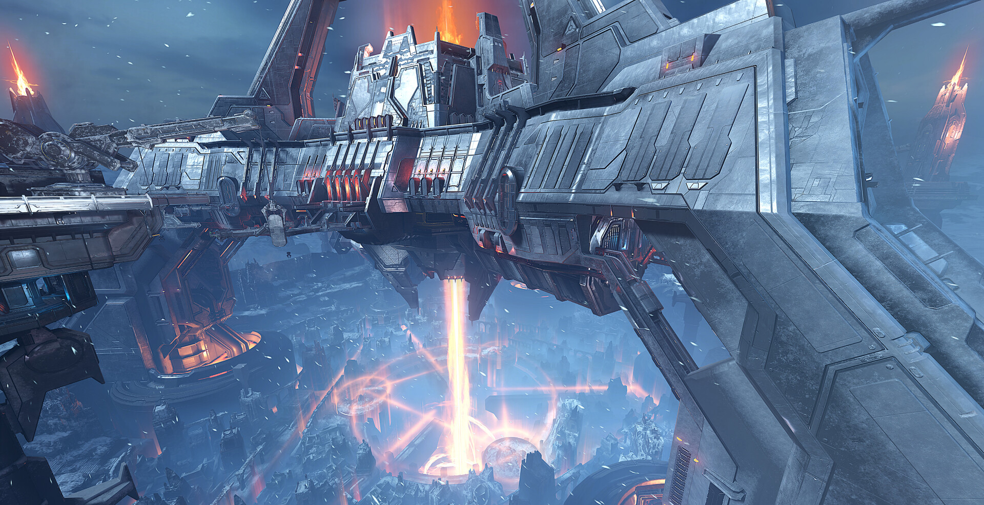 一组画面震撼的科幻场景插画作品欣赏!画技超群细节精美!