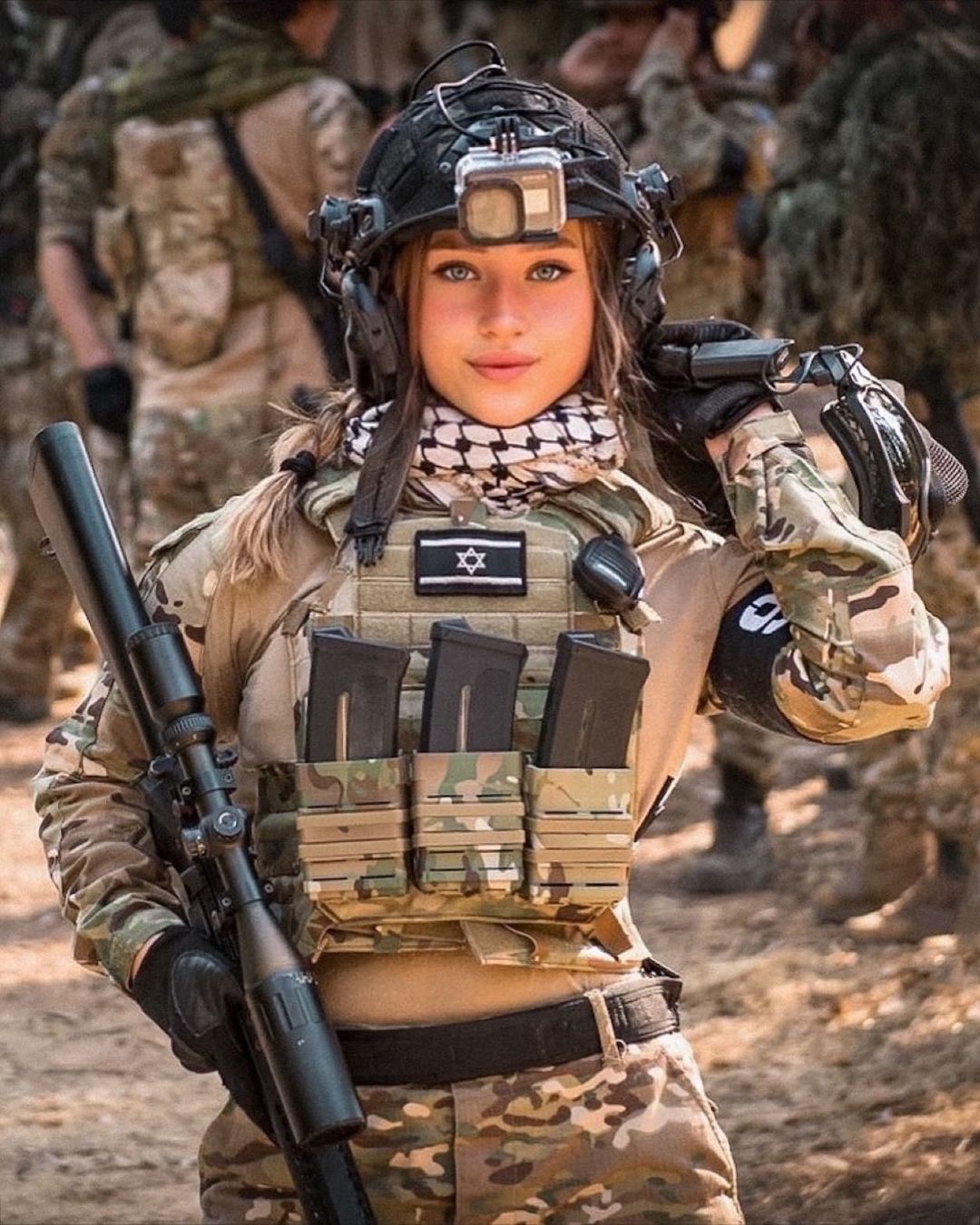 以色列美女兵图片