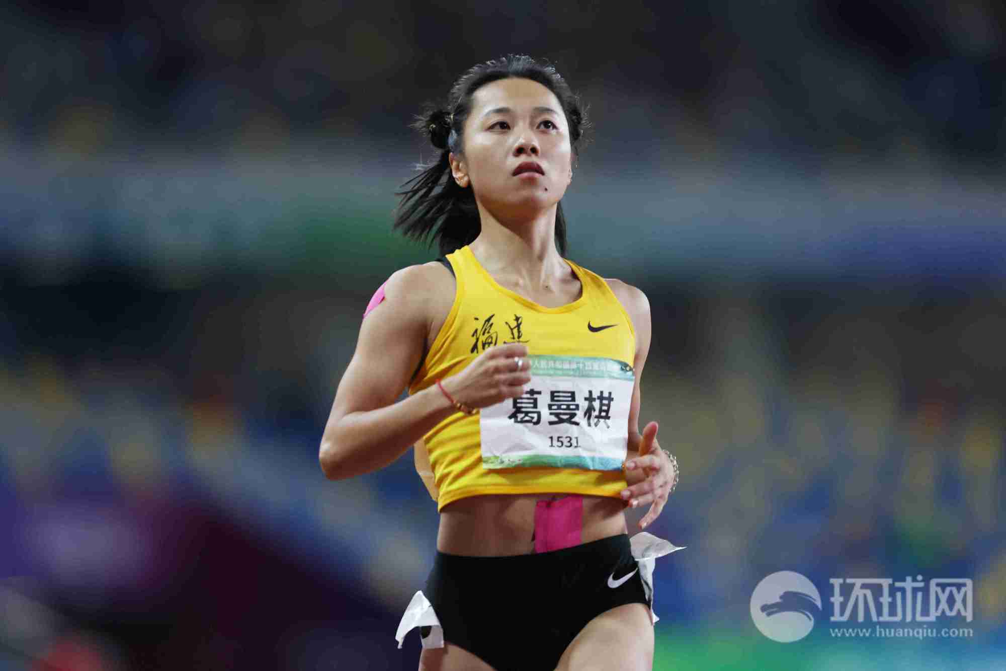 「图集」全运会女子百米决赛,葛曼棋以11秒22夺得金牌