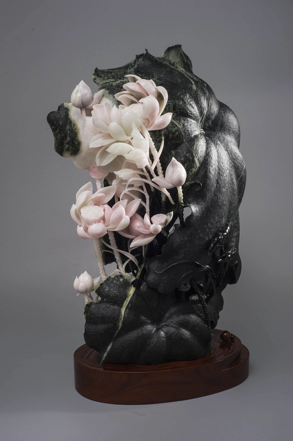 精品荷花摆件欣赏!