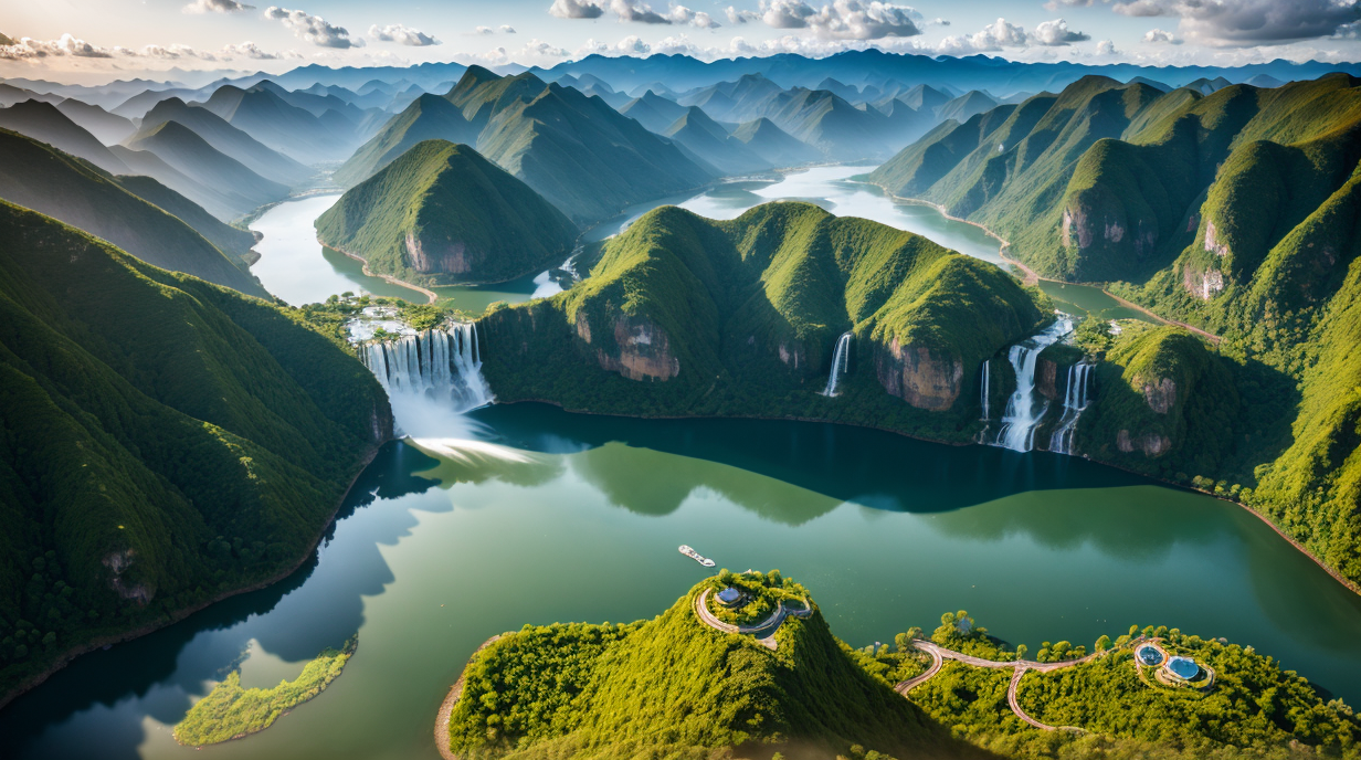 山川大河图片