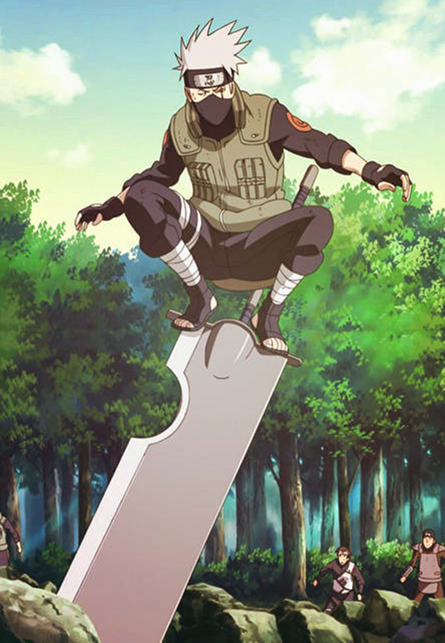 旗木卡卡西精美插图赏析:"旗木五五开"的绰号可不是浪得虚名