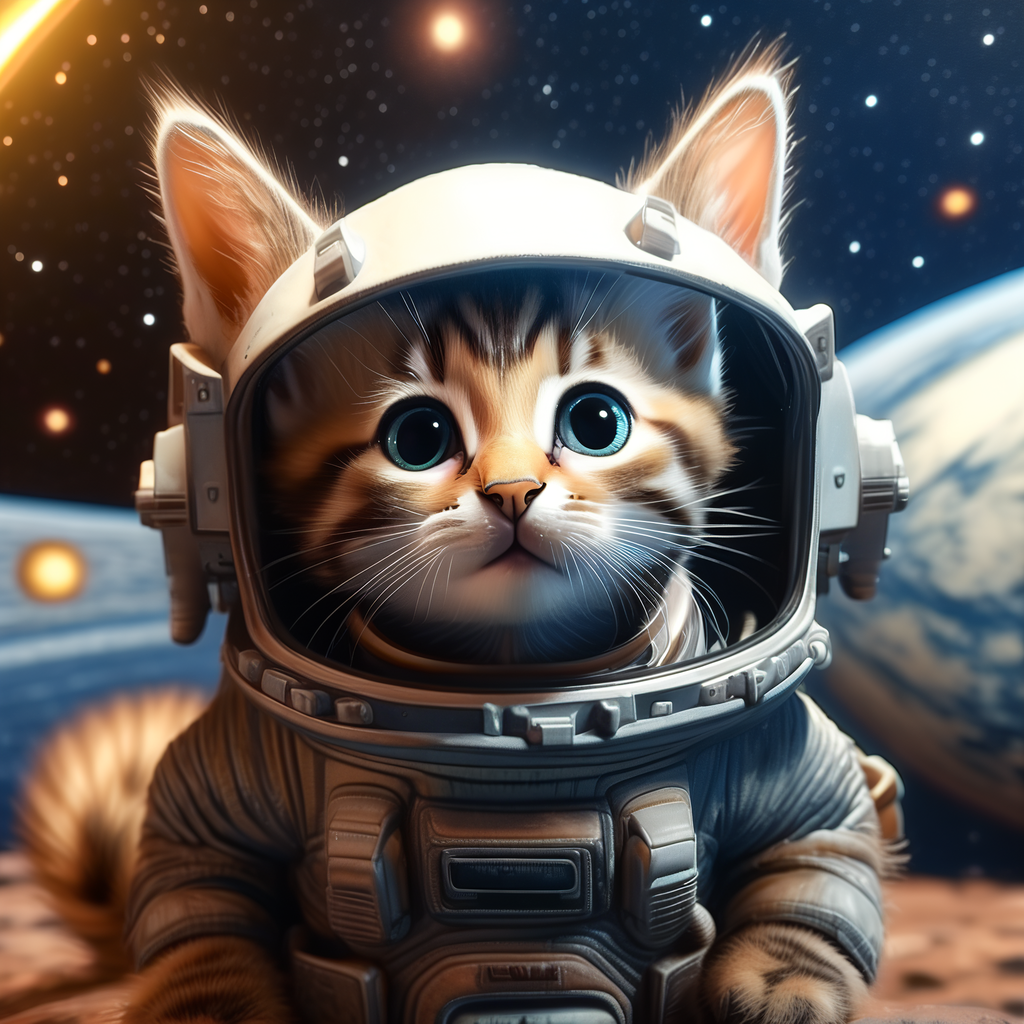 来自太空的宇航喵星人