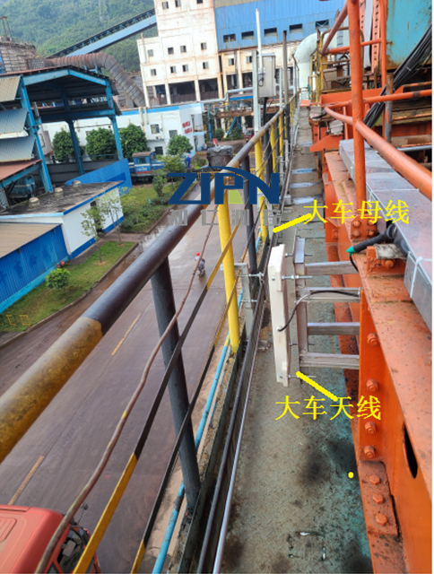 格雷母线 天车(行车)高炉废渣池现场