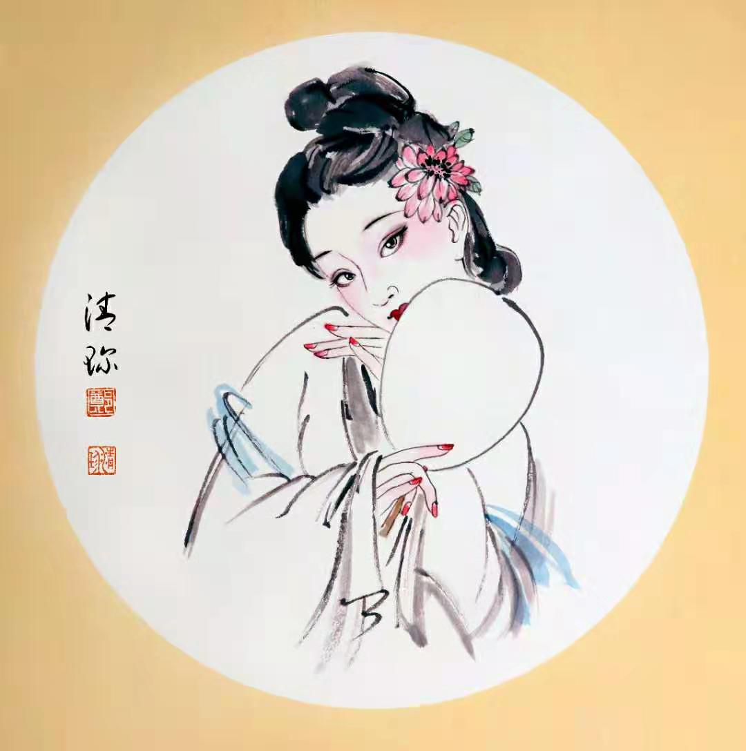 郑清珍的仕女画美的让人窒息