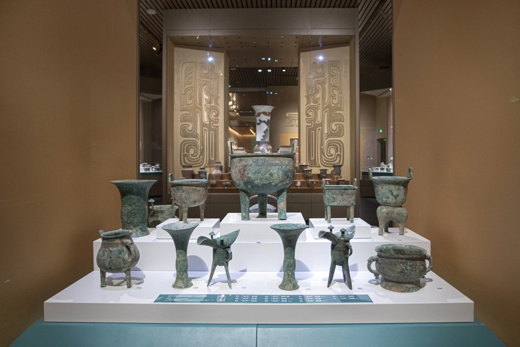 河南安阳殷墟博物馆新馆全景式展现商文明