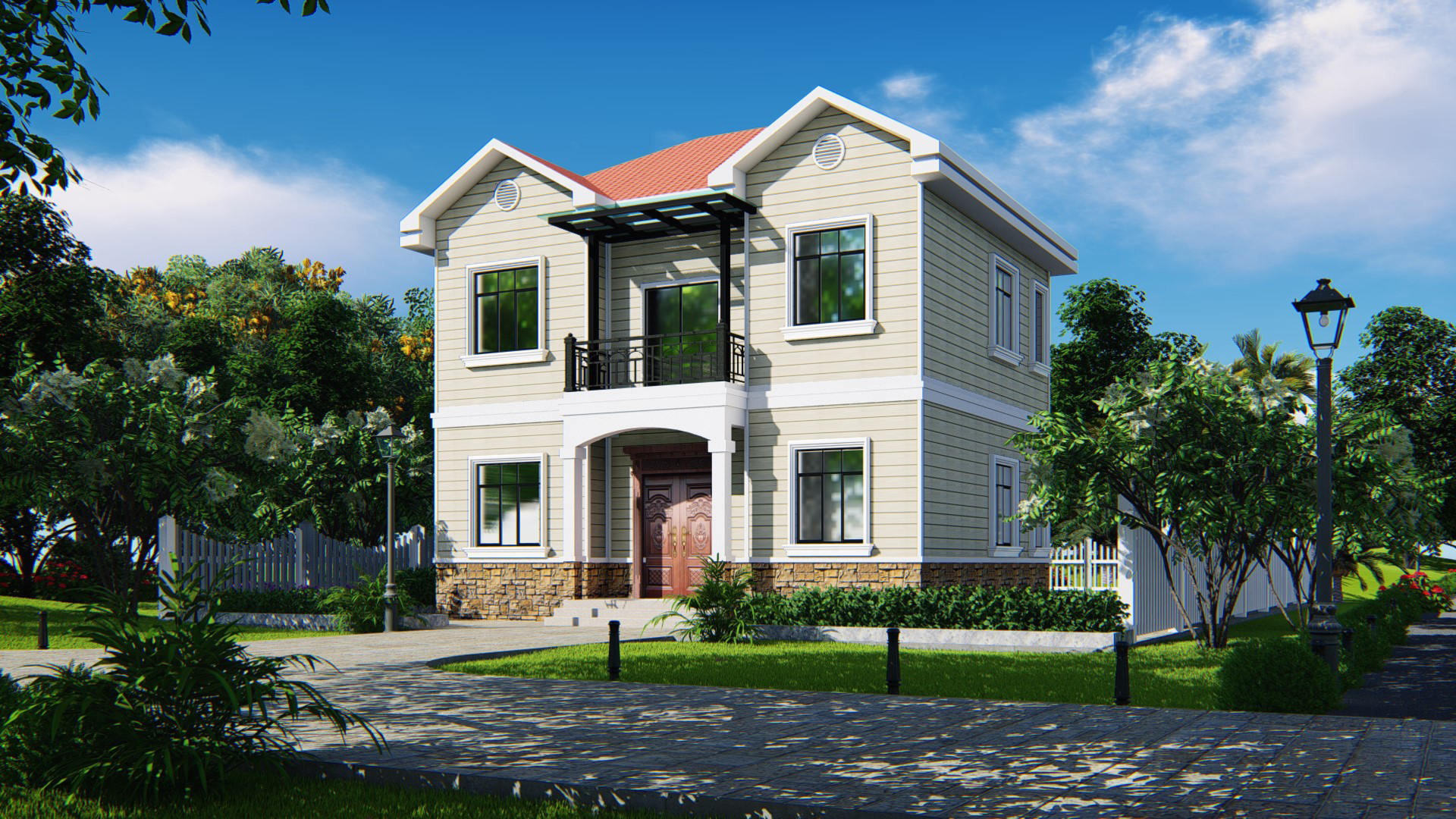 现在农村修别墅,造型也太时尚了吧!看看有你喜欢的吗