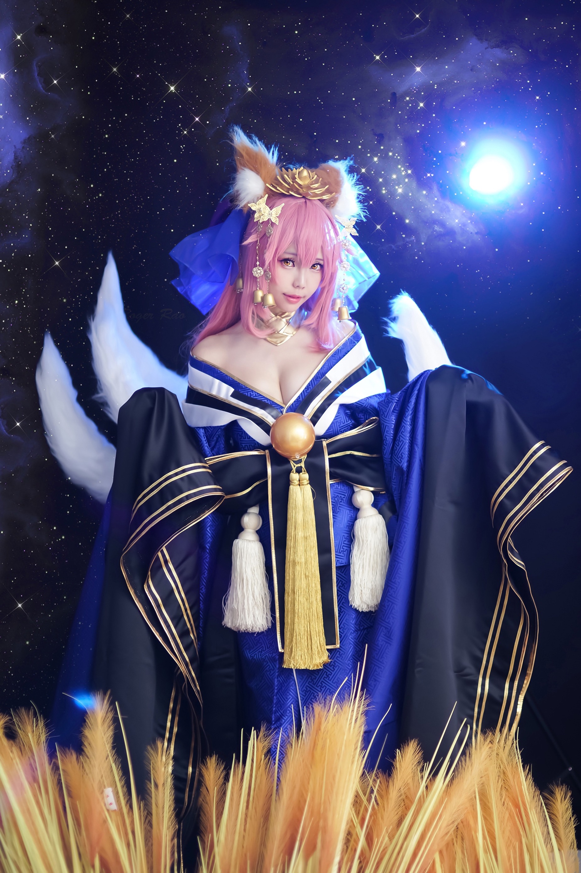 cosplay欣赏丨玉藻前·月下丨elyee子