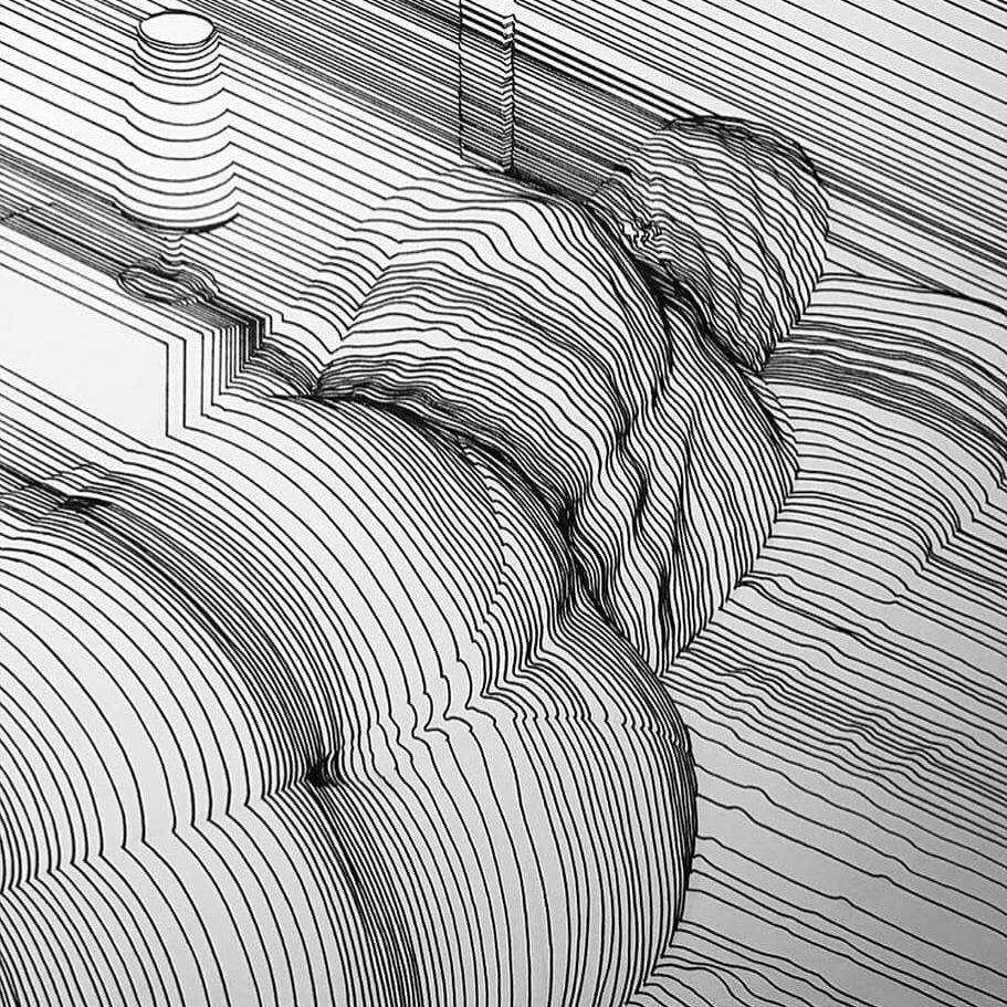 线条居然可以这么诱惑,nester formentera作品