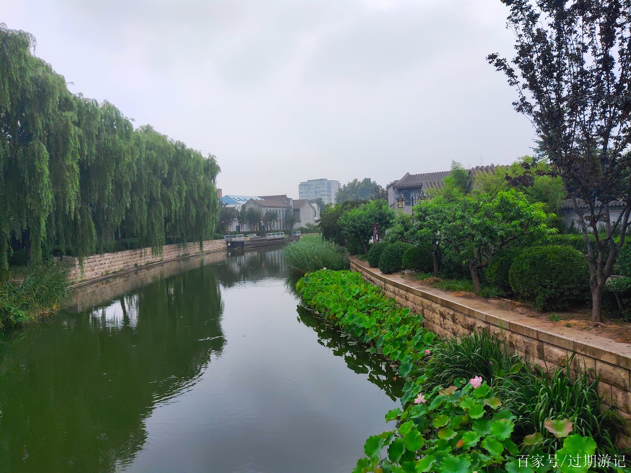 北京城內的水穿街巷景觀——通惠河玉河遺址