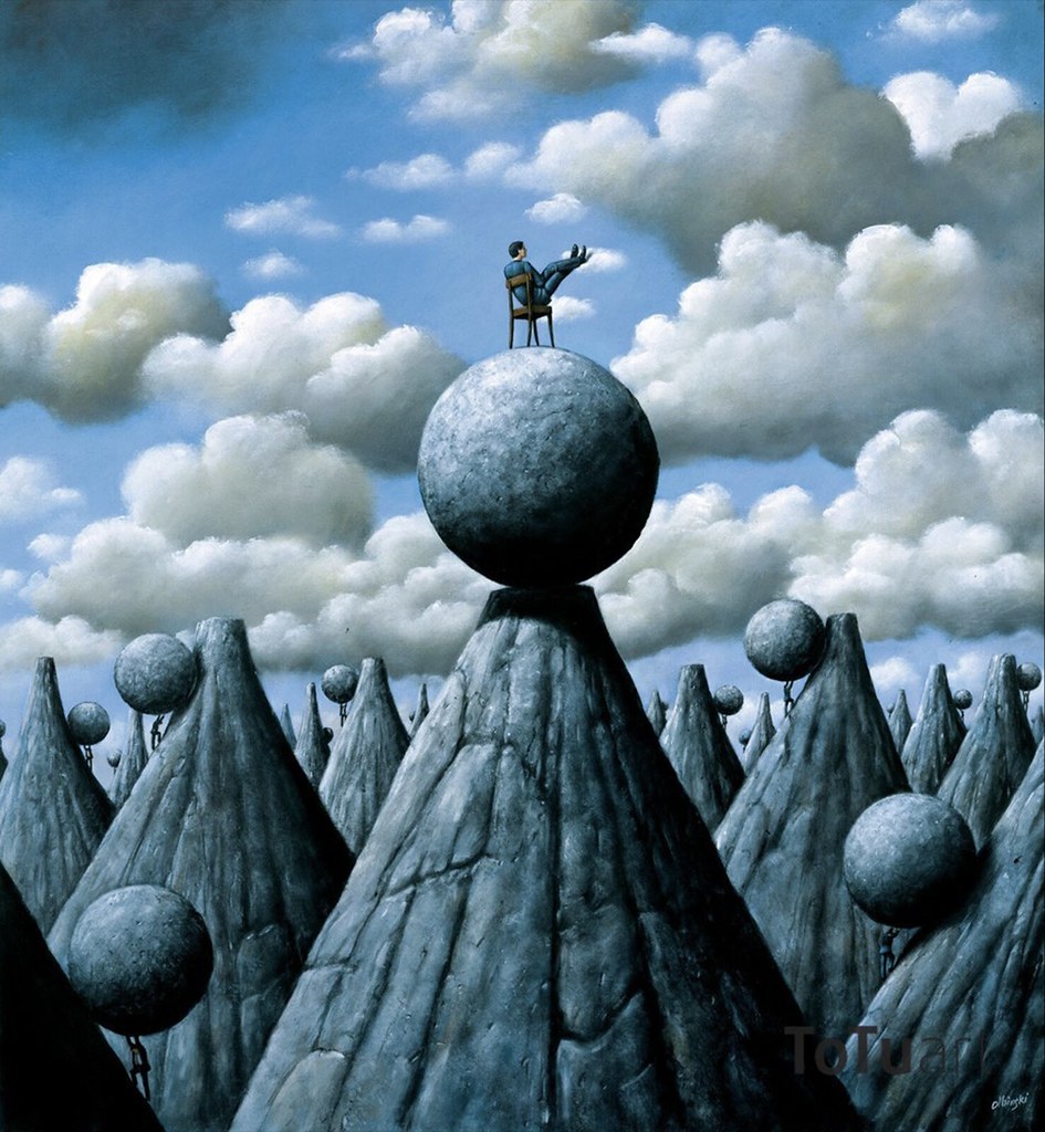 波兰超现实主义画家的奇思妙想,绝对超出你的想象
