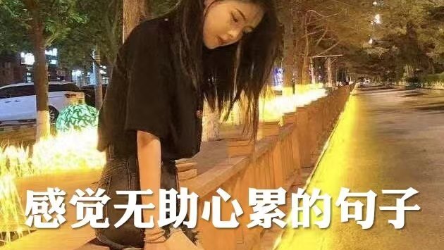 感觉无助心累的句子,致自己的高情商晚安文案