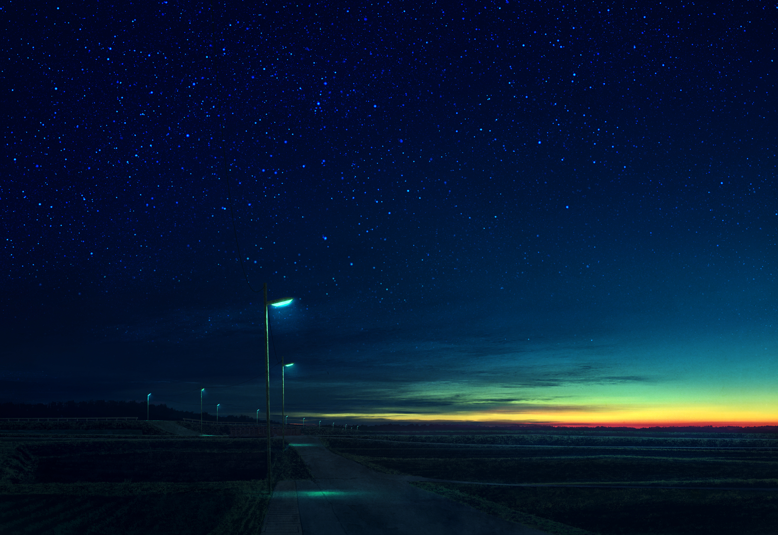 「夕阳与星空」Ⅱ