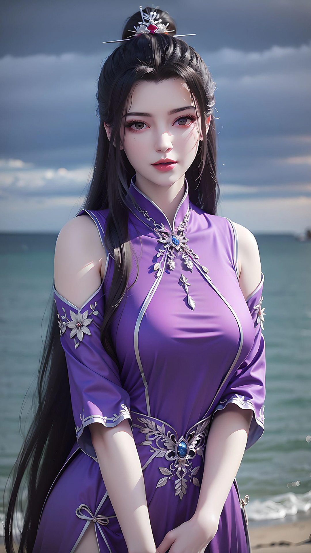 《仙逆》柳眉ai高清全屏手机壁纸:一位倾国倾城的美女