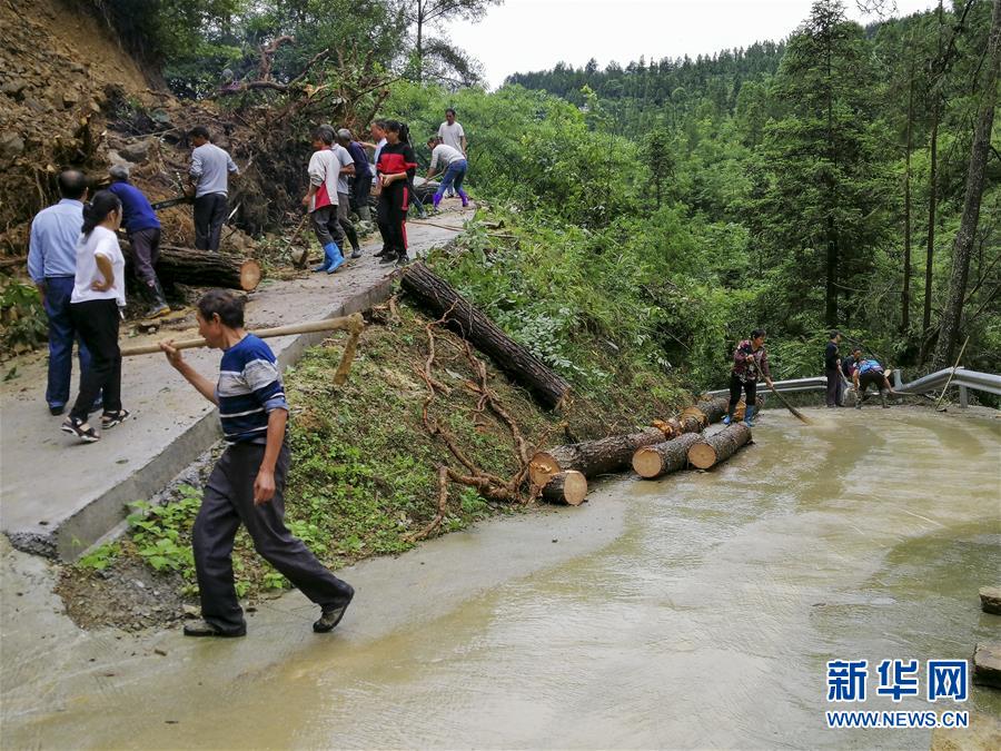 黔江地震图片