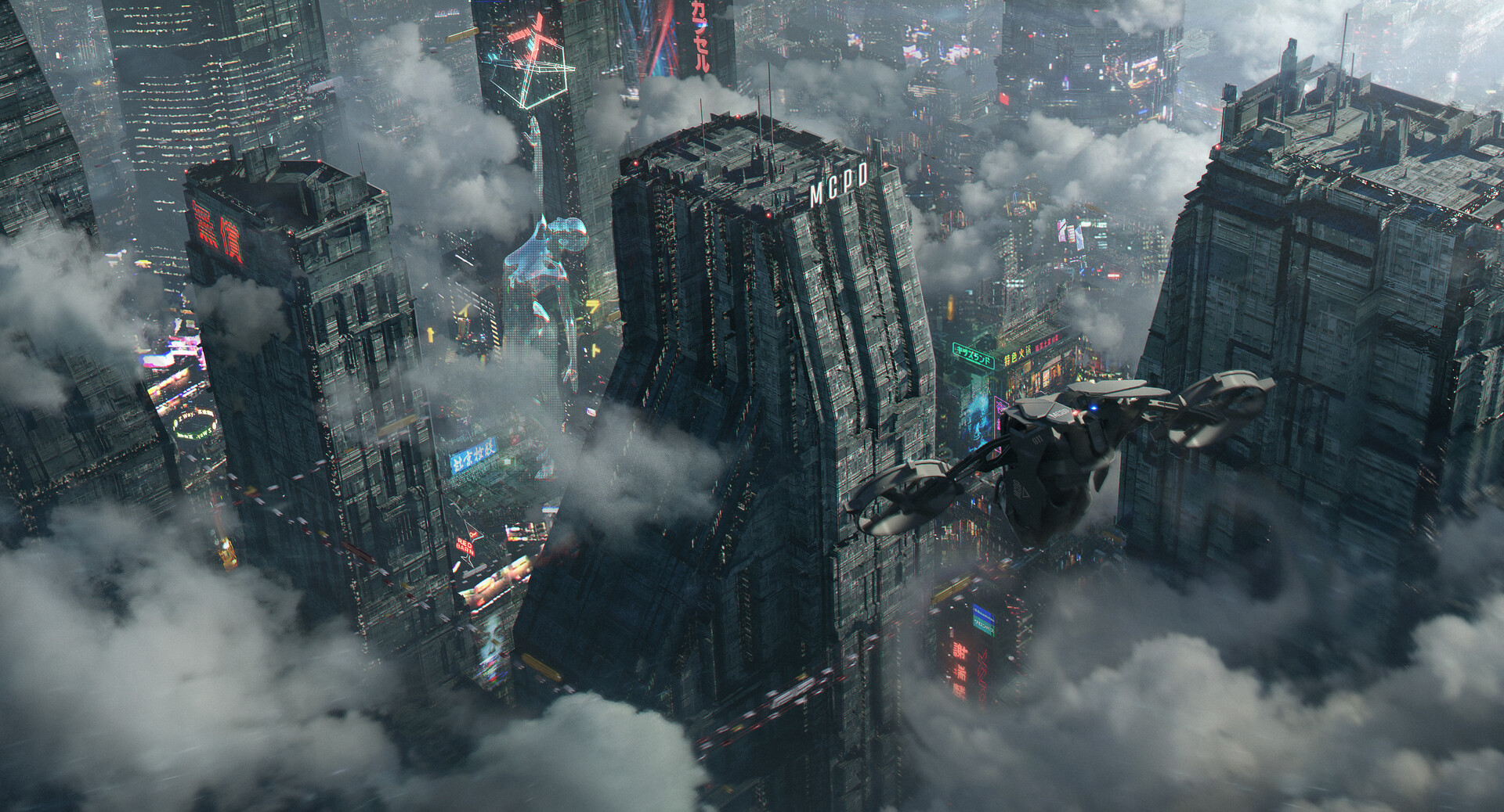 非常棒的一组"科幻场景"插画作品欣赏!绝对震撼视觉的场景大作