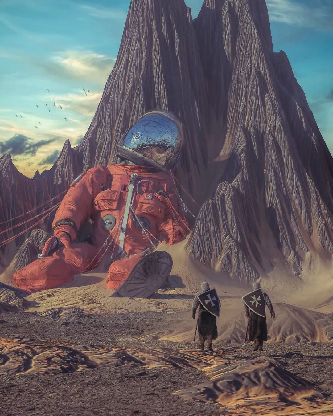 坚持日更13年的超现实艺术家,beeple作品