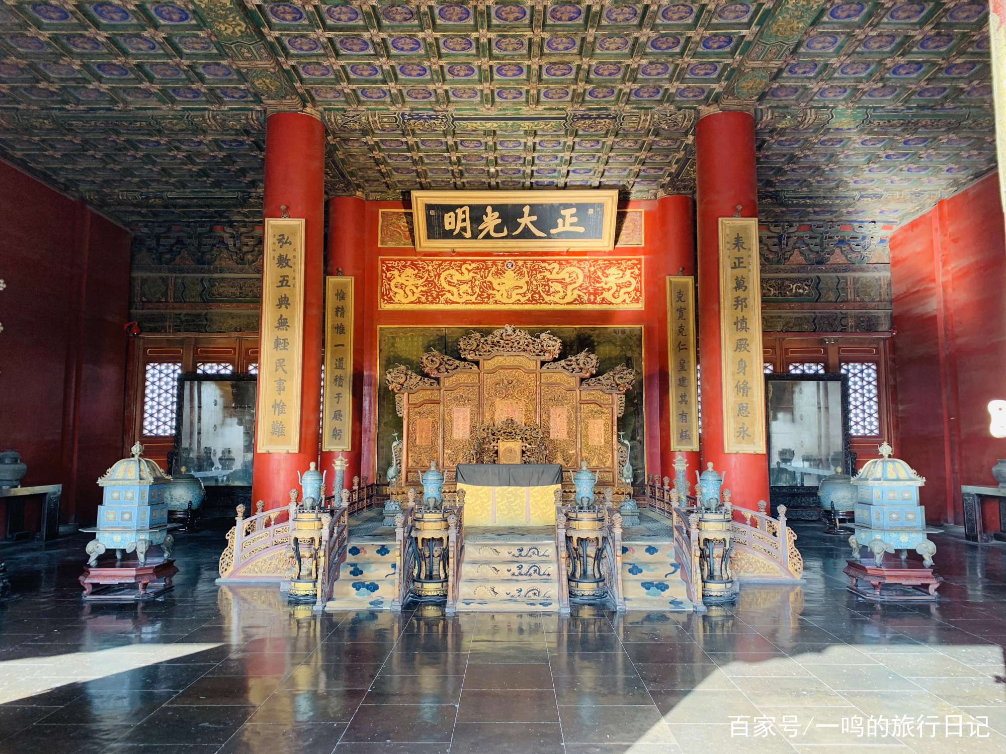 实拍北京故宫的核心风光 美轮美奂金碧辉煌 带你看看皇帝们的家 来自百家号 一鸣的旅行日记 不错网