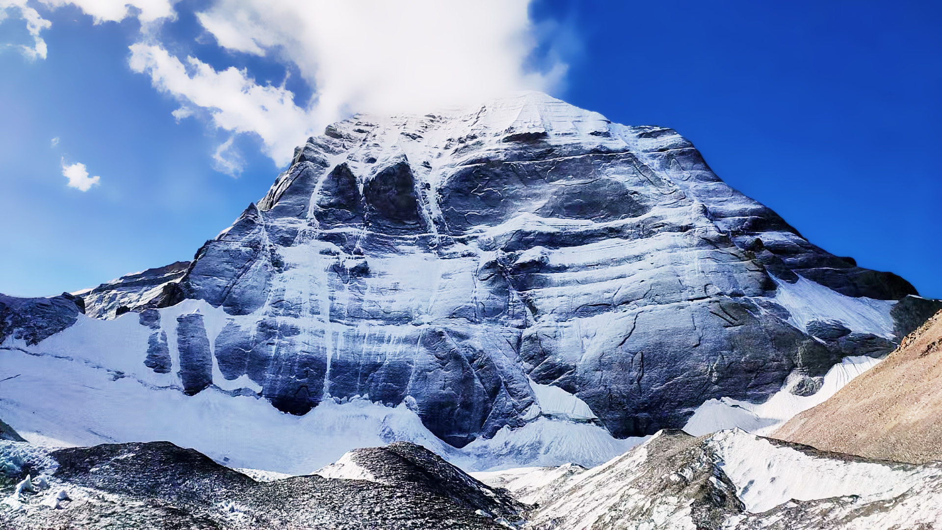 扁担舟旅行摄影《冈仁波齐》