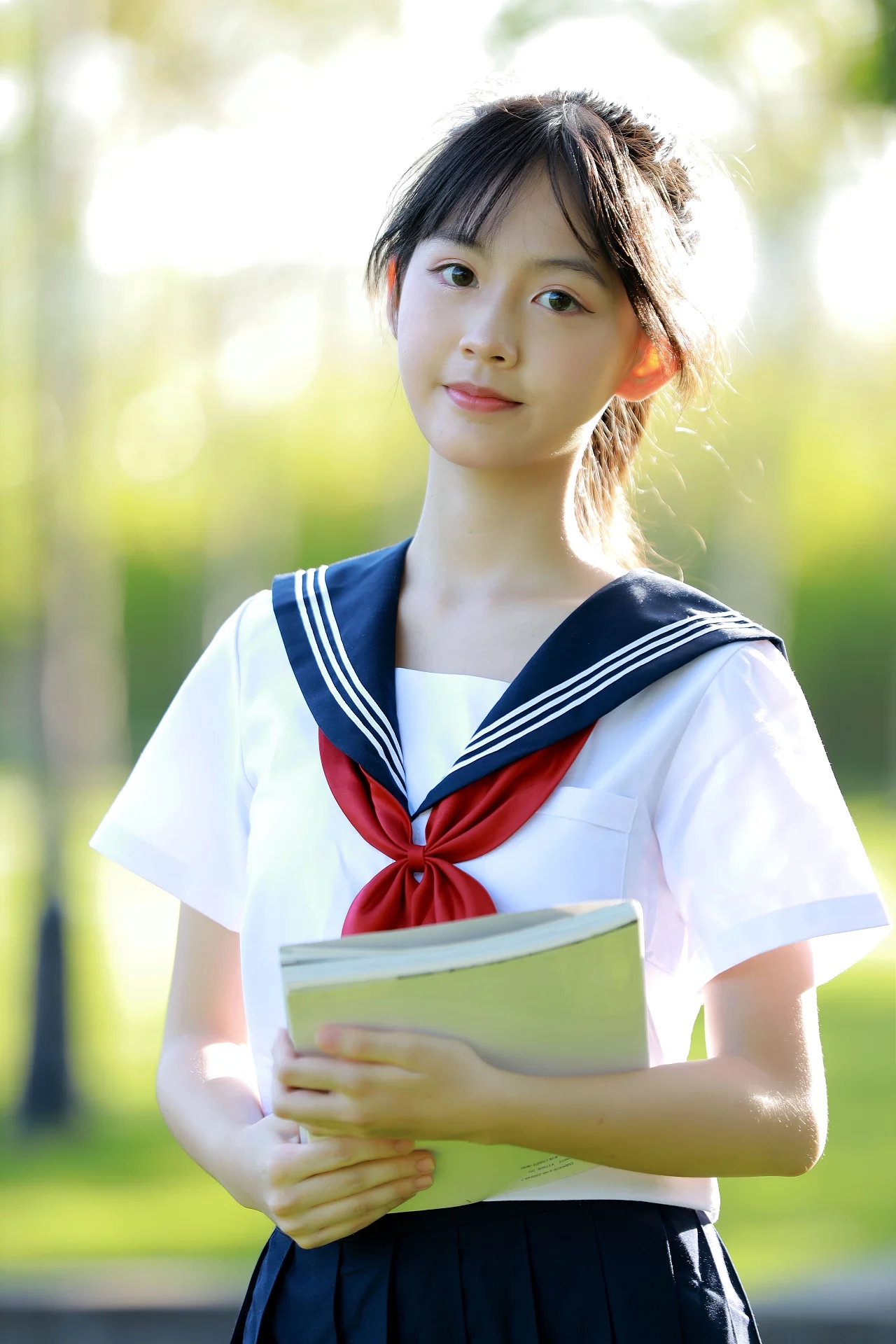 女孩清新jk制服摄影