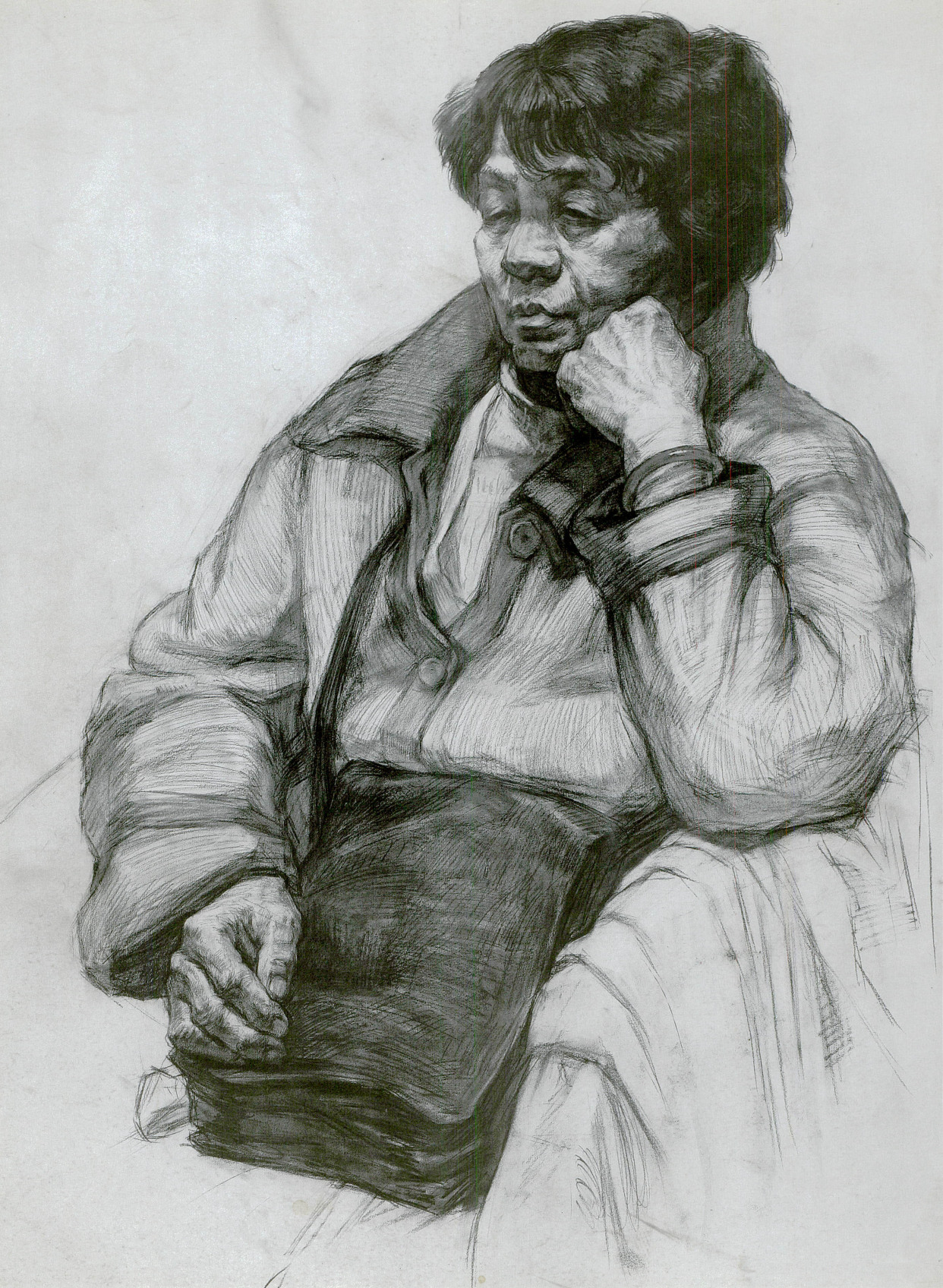 广州美术学院本科毕业生留校作品精选(素描作品集)